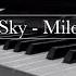 Midnight Sky Miley Cyrus Piano Cover