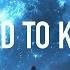 Lexdez Arch I Need To Know Lyrics Feat Wolfpup