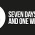 Seven Days And One Week Club Mix