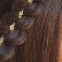 Easy Lace Braid Hairstyle For Wedding