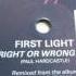 First Light Right Or Wrong 12 Inch Remix 1990