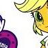 My Little Pony Equestria Girls Coloring Book MLPEQ Legend Of Everfree Applejack Colouring