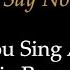 Hamilton Say No To This Karaoke Sing With Me You Sing Maria Reynolds