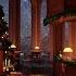 Christmas Coffee Shop Bookstore Ambience With Instrumental Jazz Christmas Music Fireplace