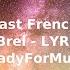 A Very Fast French Song Jacques Brel LYRIC VIDEO ReadyForMusic