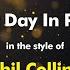 Phil Collins Another Day In Paradise Karaoke Version From Zoom Karaoke