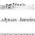 JUMEIRAH LADYNSAX BACKING TRACK AND SCORE FOR ALTO AND TENOR SAXOPHONE