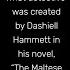 What Detective Was Created By Dashiell Hammett In His Novel The Maltese Falcon