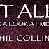 Phil Collins Against All Odds Take A Look At Me Now Lyrics