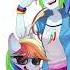 Rainbow Dash Fofa Kawaii Shorts