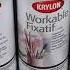 Krylon UV Resistant Gloss Triple Thick Crystal Clear Glaze And Workable Fixatif