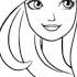 HOW TO DRAW BARBIE DOLL S FACE
