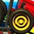 FUN COLOR TRACTOR Transportation Spiderman Cartoon W Colors Race