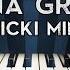 Ariana Grande Side To Side Ft Nicki Minaj LOWER Key Piano Karaoke Instrumental Lyrics Cover