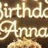 Ծնունդդ շնորհավոր Աննա Happy Birthday Anna