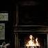 Haunted Halloween Mansion Fireplace With Thunder Rain And Howling Wind No Ads