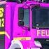 Pink Emergency Call 112 Bonn Police And Fire Brigade Truck Rapid On Duty 4K