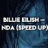 Billie Eilish NDA Speed Up