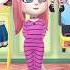 Pink Vampire Makeover Talking Angela Shorts Viralvideo Video Mytalkingangela2