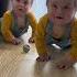 Baby Twins Crawling Shortvideo Baby Babygirl Twins Happy Fun Laugh Crawling Together