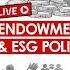 444 TIP The Changing World Of Endowments And ESG Policies W Ted Seides