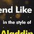 Aladdin Friend Like Me Karaoke Version From Zoom Karaoke