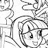 Coloring Pages EQUESTRIA GIRLS Rainbow Rocks How To Color My Little Pony