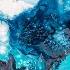 696 Stunning Fluid Art With Paint And Water Only Beautiful Blues