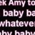 LYRICS Britney Spears If U Seek Amy