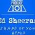 Ed Sheeran Shape Of You Produce 101 Season 2 Remix